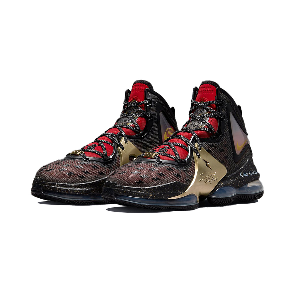 Nike Lebron 19 'Black / Hyper Crimson / White / Chrome' Мужские