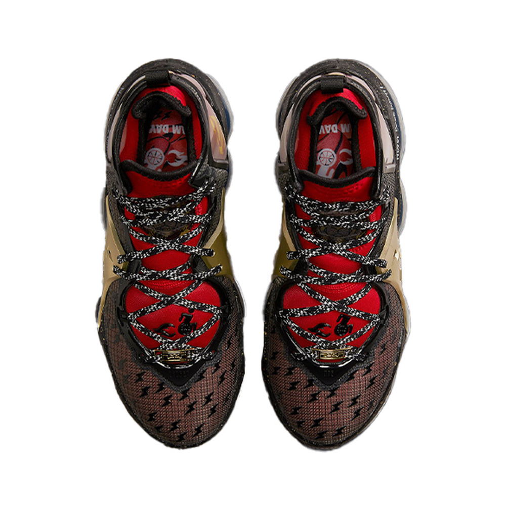 Nike Lebron 19 'Black / Hyper Crimson / White / Chrome' Мужские