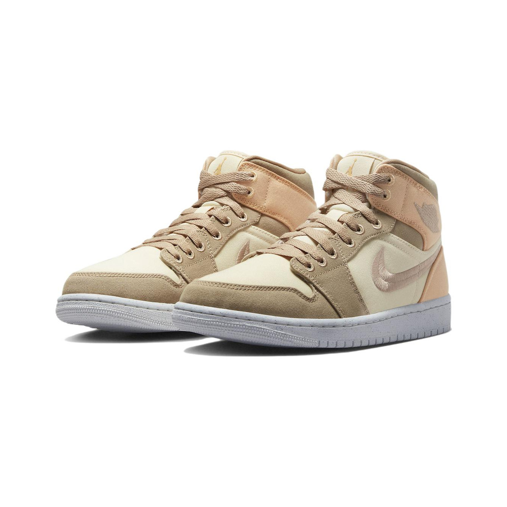 Air Jordan 1 Mid 'Hydrogen Blue / Mystic Navy / Aluminum / White' Женские