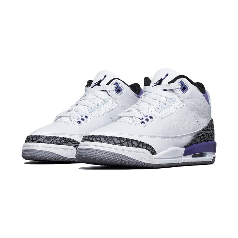 Air Jordan 3 'Black / Iron Grey / White' Унисекс