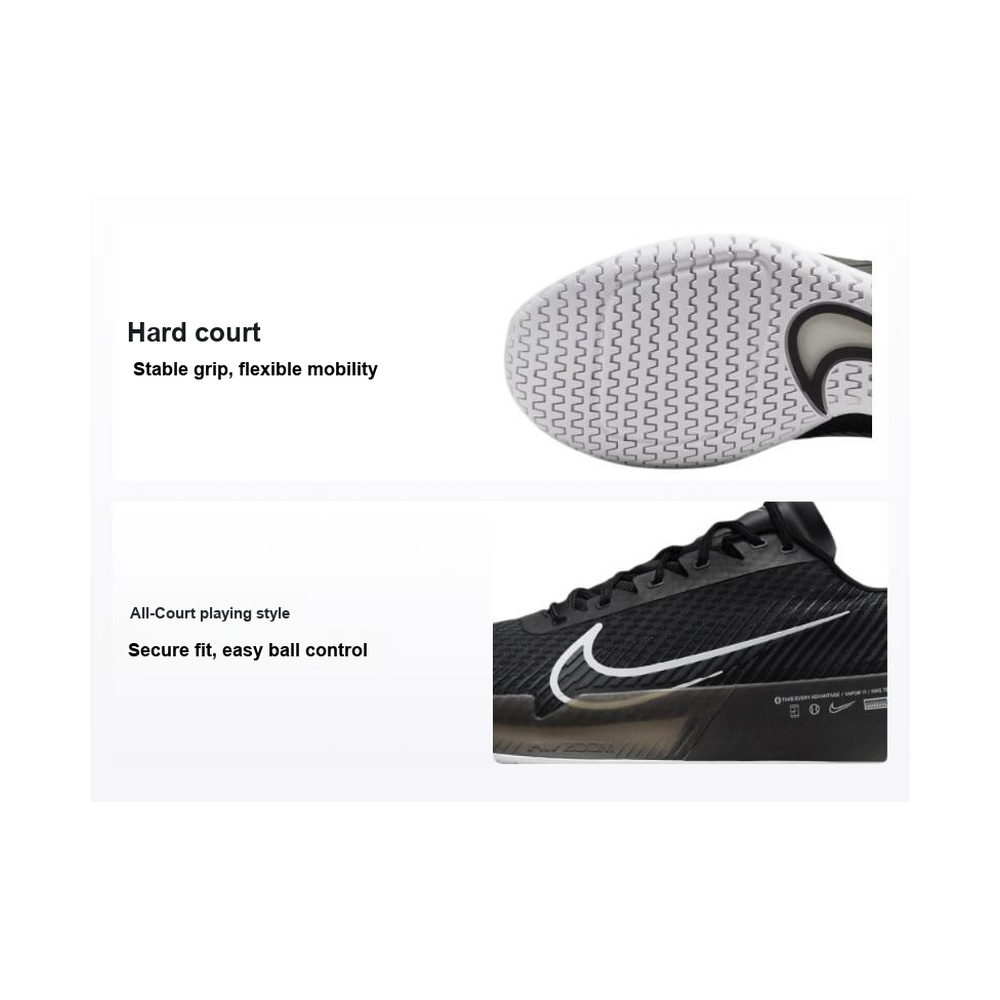 Nike Air Zoom Vapor 11 'Black / White / Anthracite' Мужские