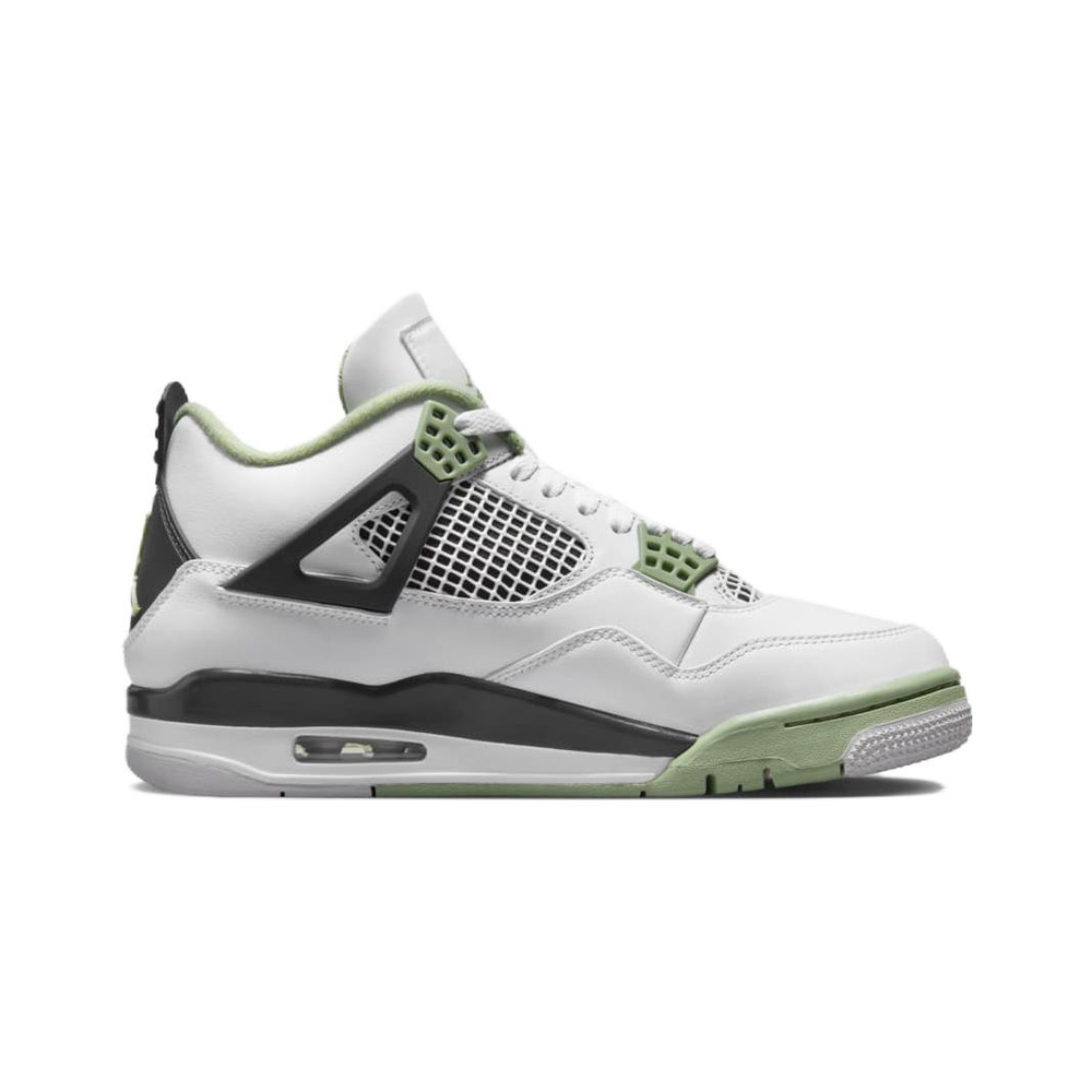 Air Jordan 4 'Football Grey / Aluminum / White / Anthracite' Женские