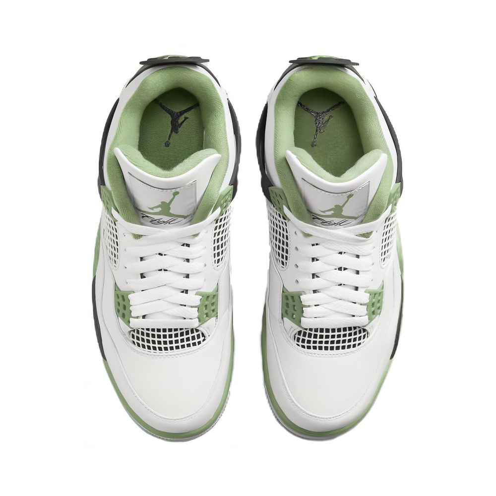Air Jordan 4 'Football Grey / Aluminum / White / Anthracite' Женские