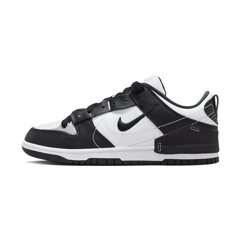 Nike Dunk 'Black / Metallic Dark Grey / Metallic Silver / Black' Женские