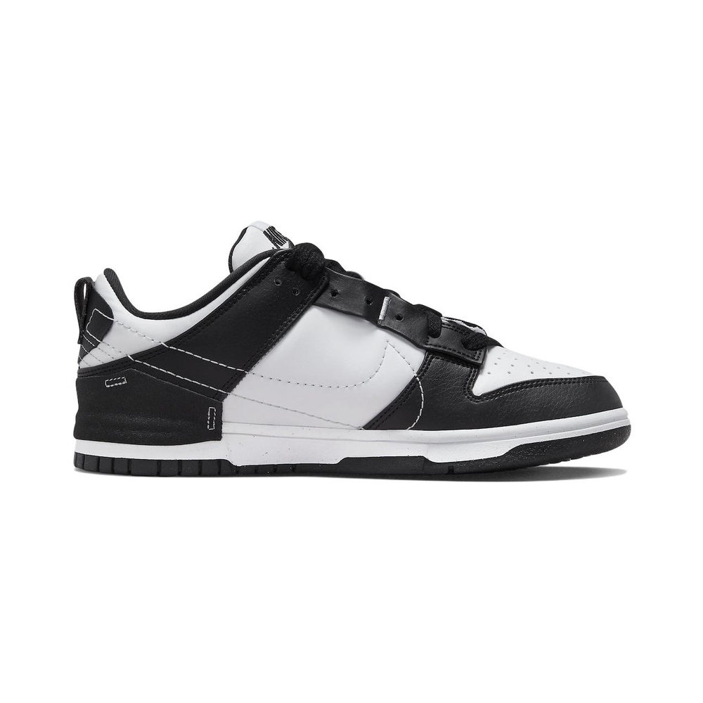 Nike Dunk 'Black / Metallic Dark Grey / Metallic Silver / Black' Женские