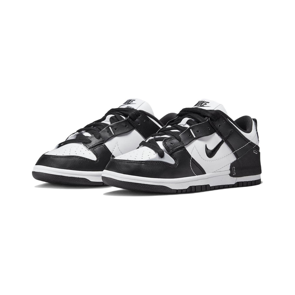 Nike Dunk 'Black / Metallic Dark Grey / Metallic Silver / Black' Женские