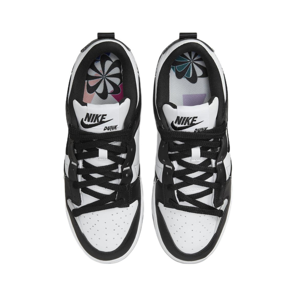 Nike Dunk 'Black / Metallic Dark Grey / Metallic Silver / Black' Женские