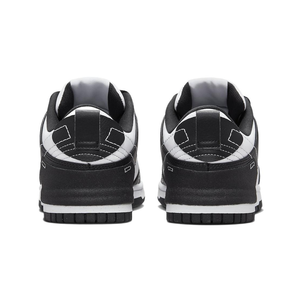Nike Dunk 'Black / Metallic Dark Grey / Metallic Silver / Black' Женские
