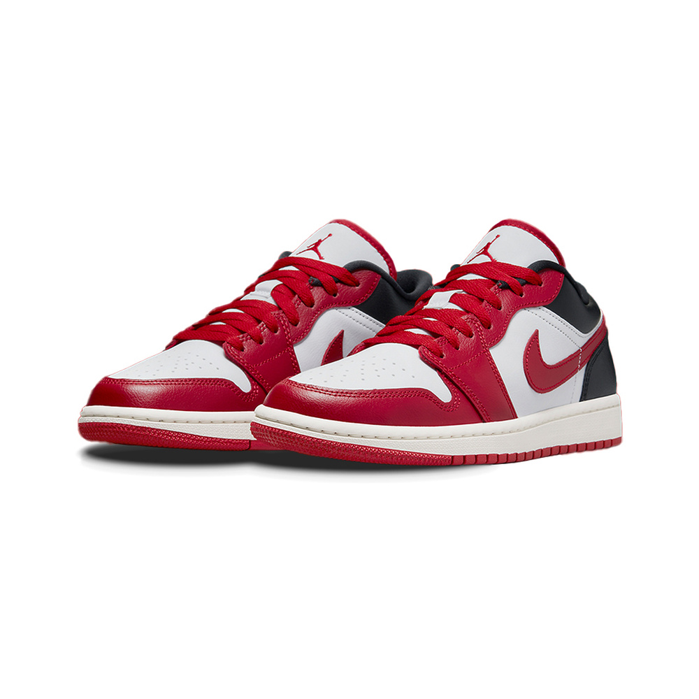 Air Jordan 1 Low 'White / Black / Sail / Gym Red' Женские
