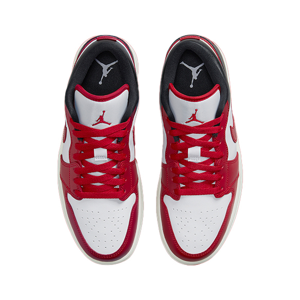 Air Jordan 1 Low 'White / Black / Sail / Gym Red' Женские