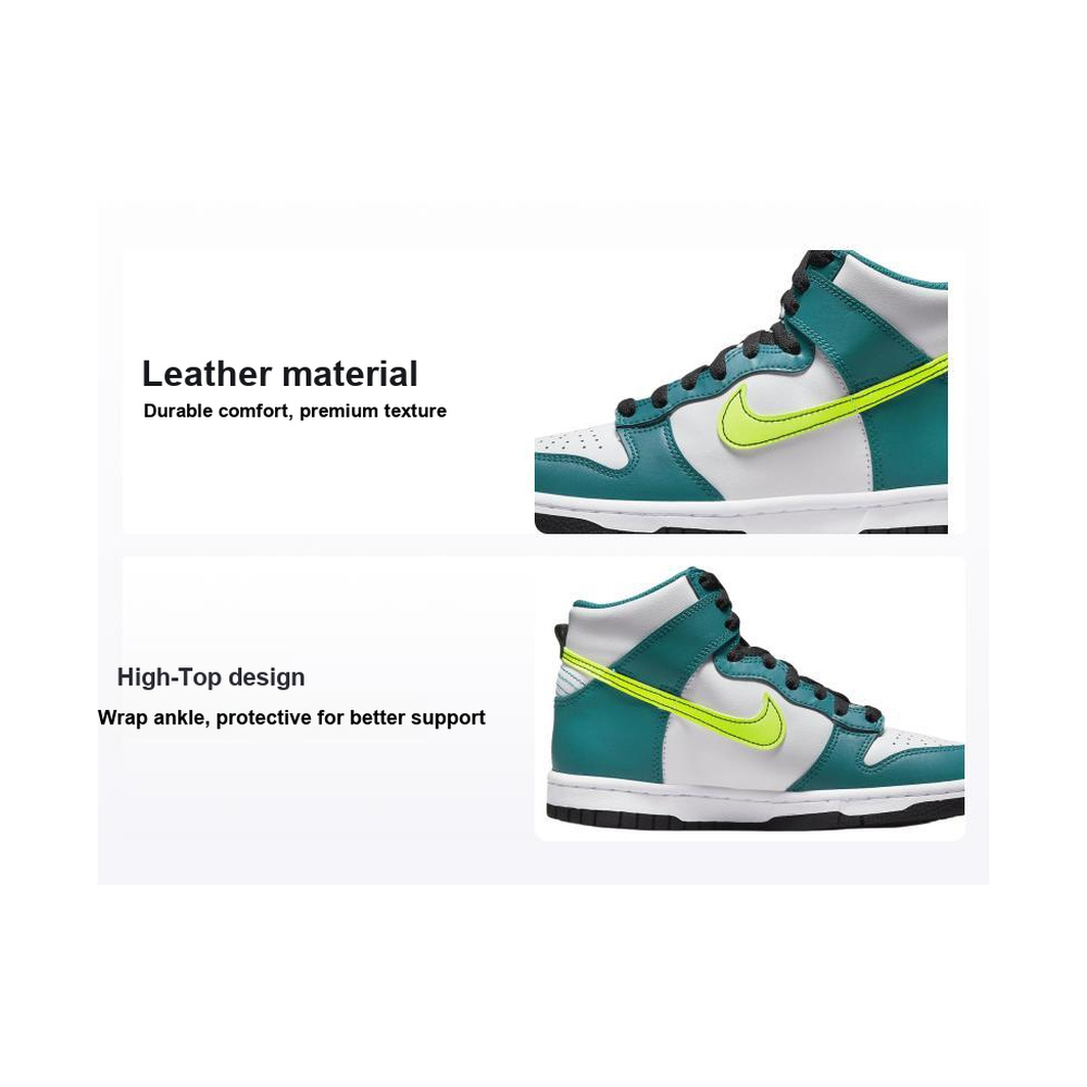 Nike Dunk High 'Pure Platinum / White' Мужские