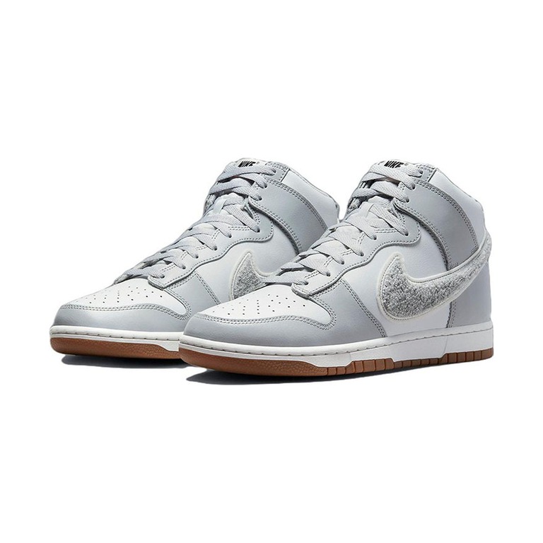 Nike Dunk High 'Black / Cool Grey / White / Metallic Silver' Мужские