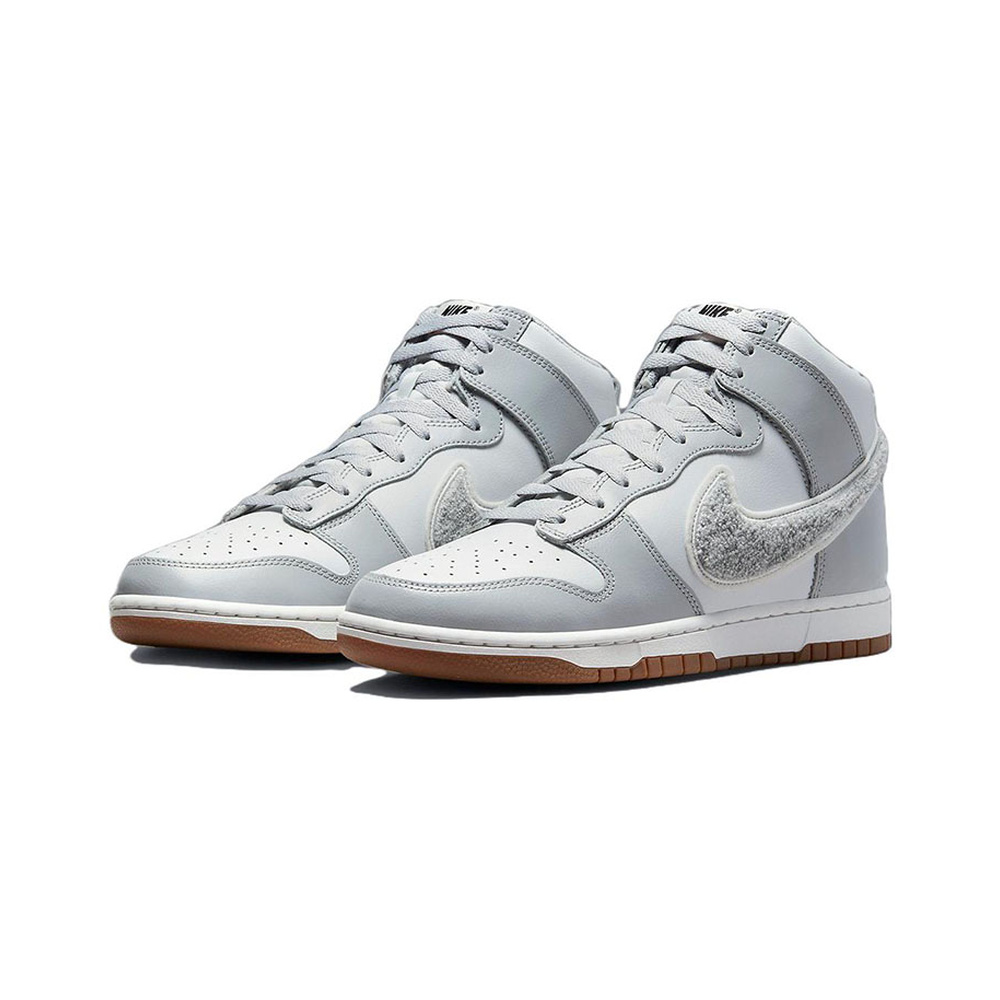 Nike Dunk High 'Black / Cool Grey / White / Metallic Silver' Мужские
