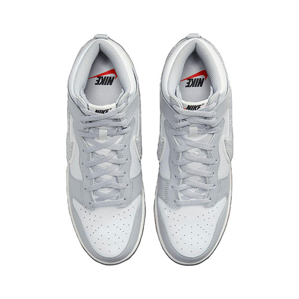 Nike Dunk High 'Black / Cool Grey / White / Metallic Silver' Мужские