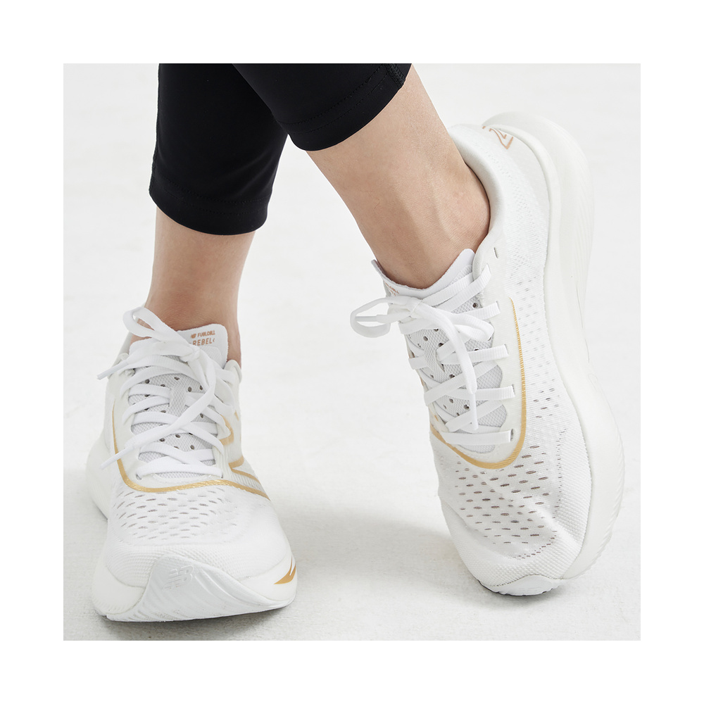 New Balance Rebel 'White / Gold Metallic' Женские