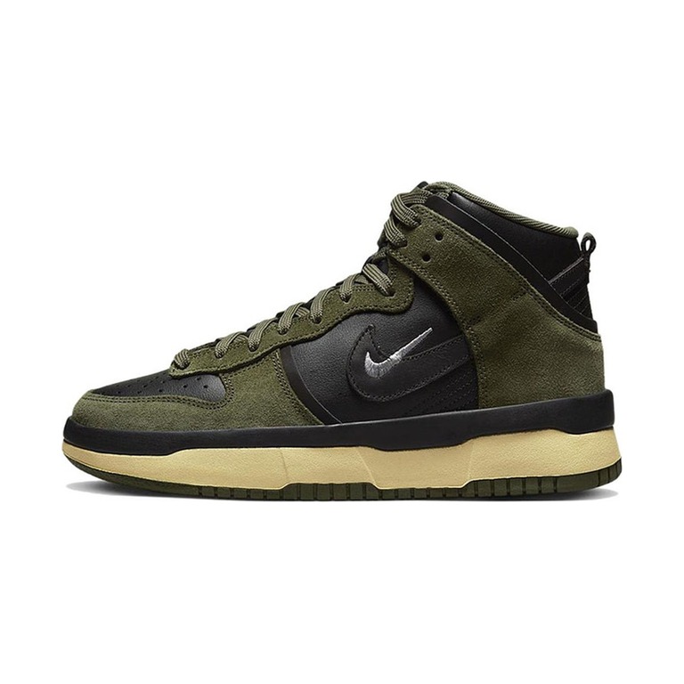 Nike Dunk High Up 'Medium Olive / Black / Velvet Brown / Wolf Grey' Женские