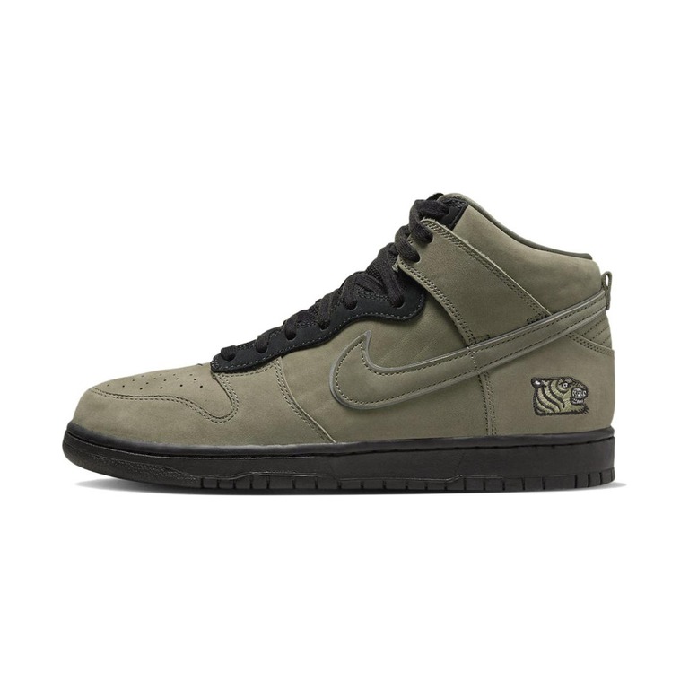 Nike Dunk High 'Black / Seaweed / Light Lemon Twist / Black' Мужские