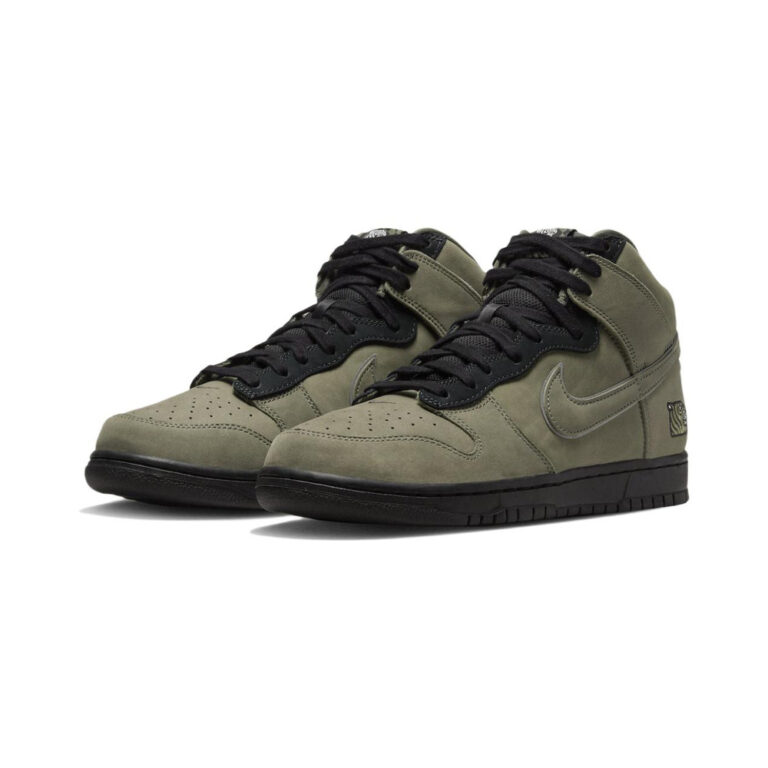 Nike Dunk High 'Black / Seaweed / Light Lemon Twist / Black' Мужские