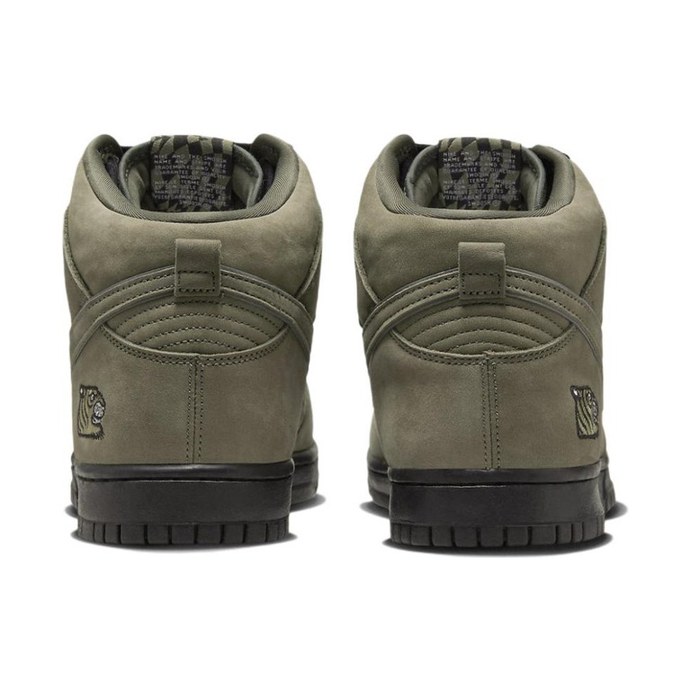 Nike Dunk High 'Black / Seaweed / Light Lemon Twist / Black' Мужские