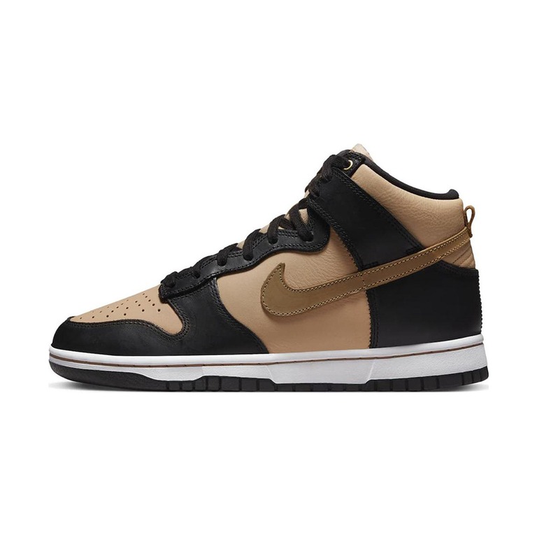 Nike Dunk High 'Black / Hyper Crimson / White / Chrome' Женские
