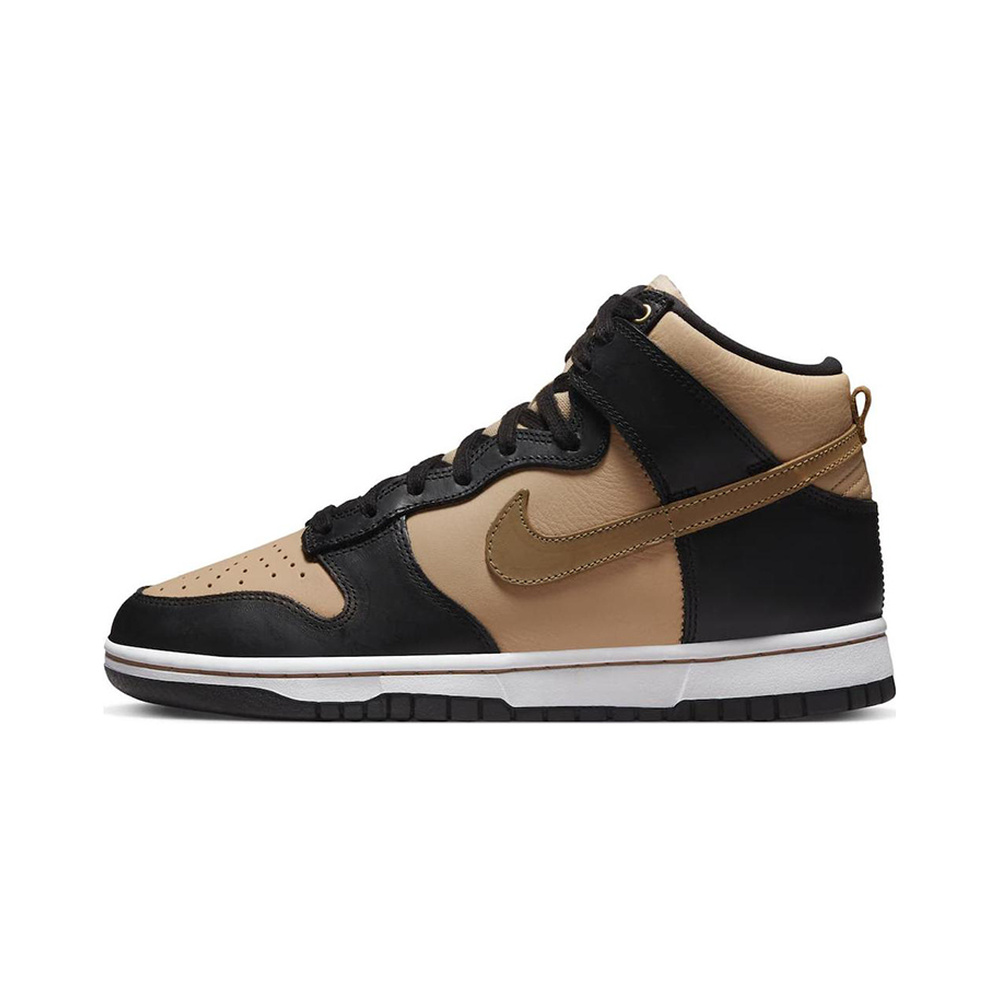 Nike Dunk High 'Black / Hyper Crimson / White / Chrome' Женские