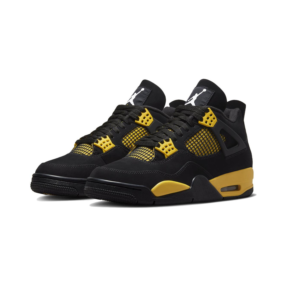 Air Jordan 4 'Tumbled Grey / Flat Silver / Heather / Black' Мужские