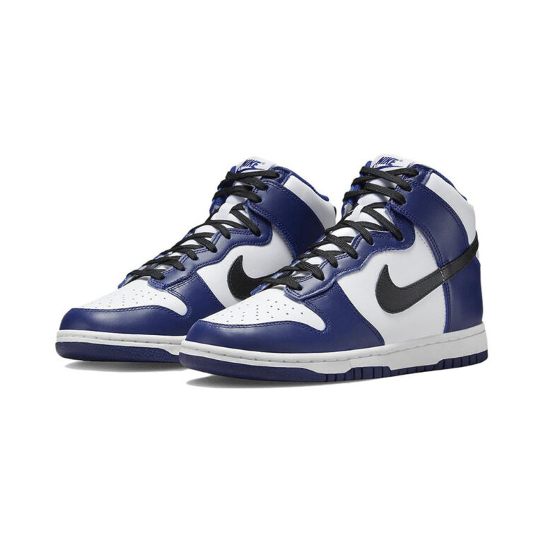 Nike Dunk High 'White / Gum Light Brown / Blue Beyond' Женские