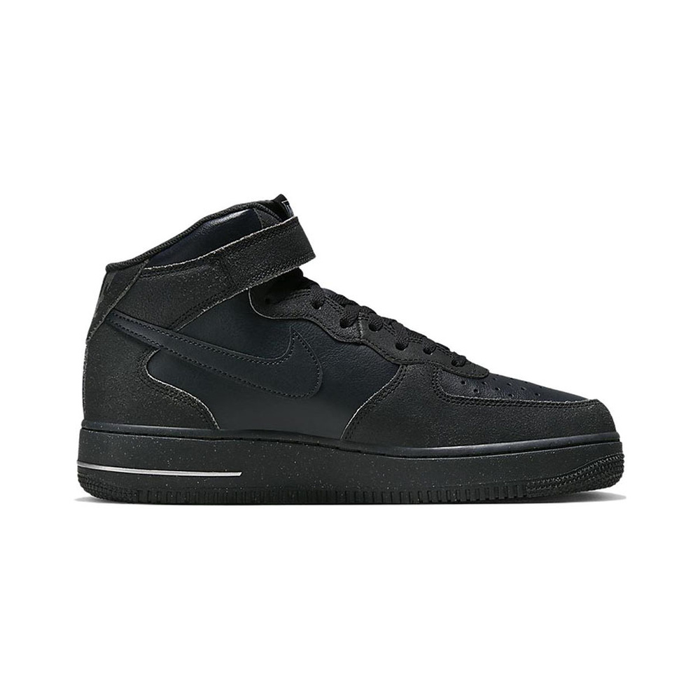 Nike Air Force 1 'Black / Dark Smoke Grey / Metallic Silver' Мужские