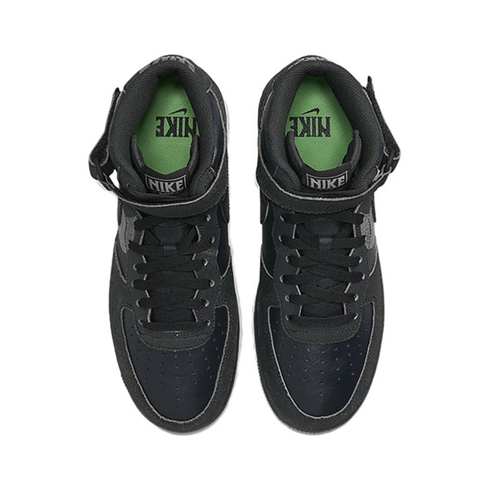 Nike Air Force 1 'Black / Dark Smoke Grey / Metallic Silver' Мужские