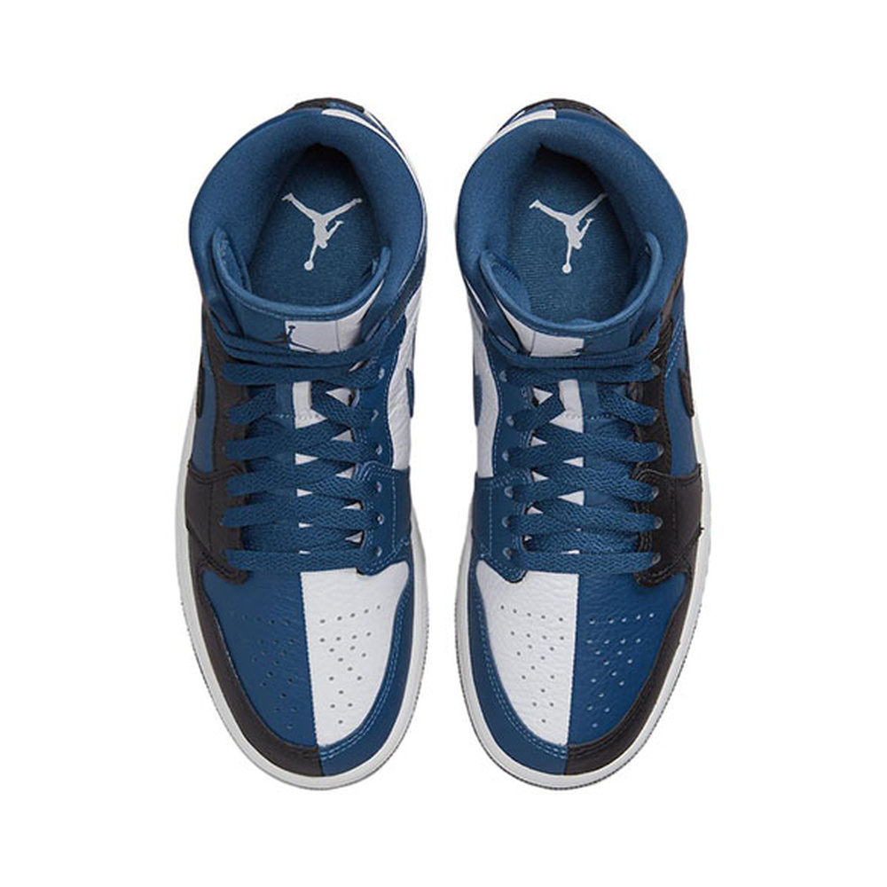 Air Jordan 1 Mid 'Old Royal / Photon Dust / White / Old Royal' Женские