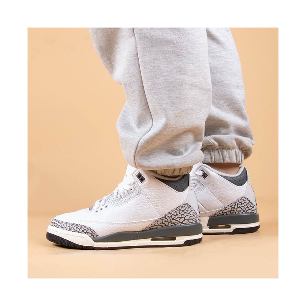 Air Jordan 3 'Black / Anthracite / Black' Унисекс