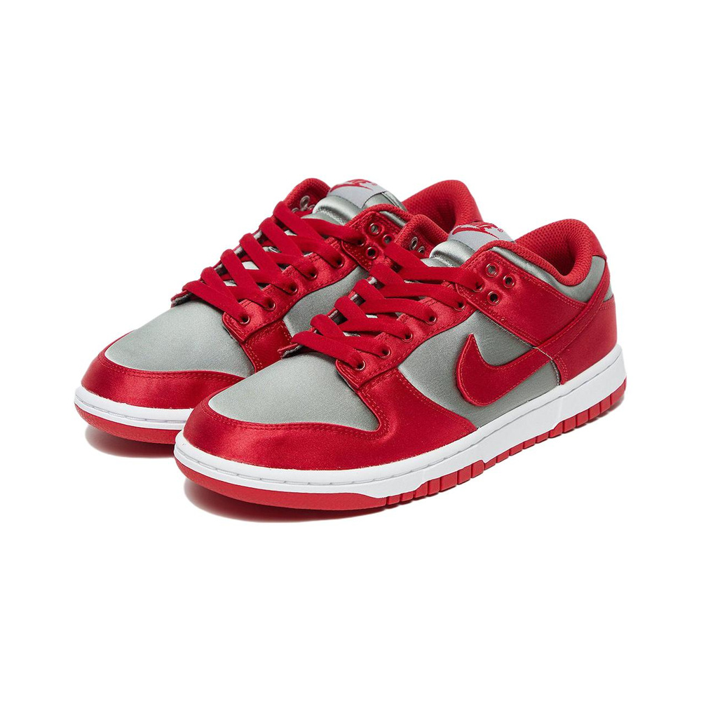 Nike Dunk 'Black / Hyper Crimson / White / Chrome' Женские