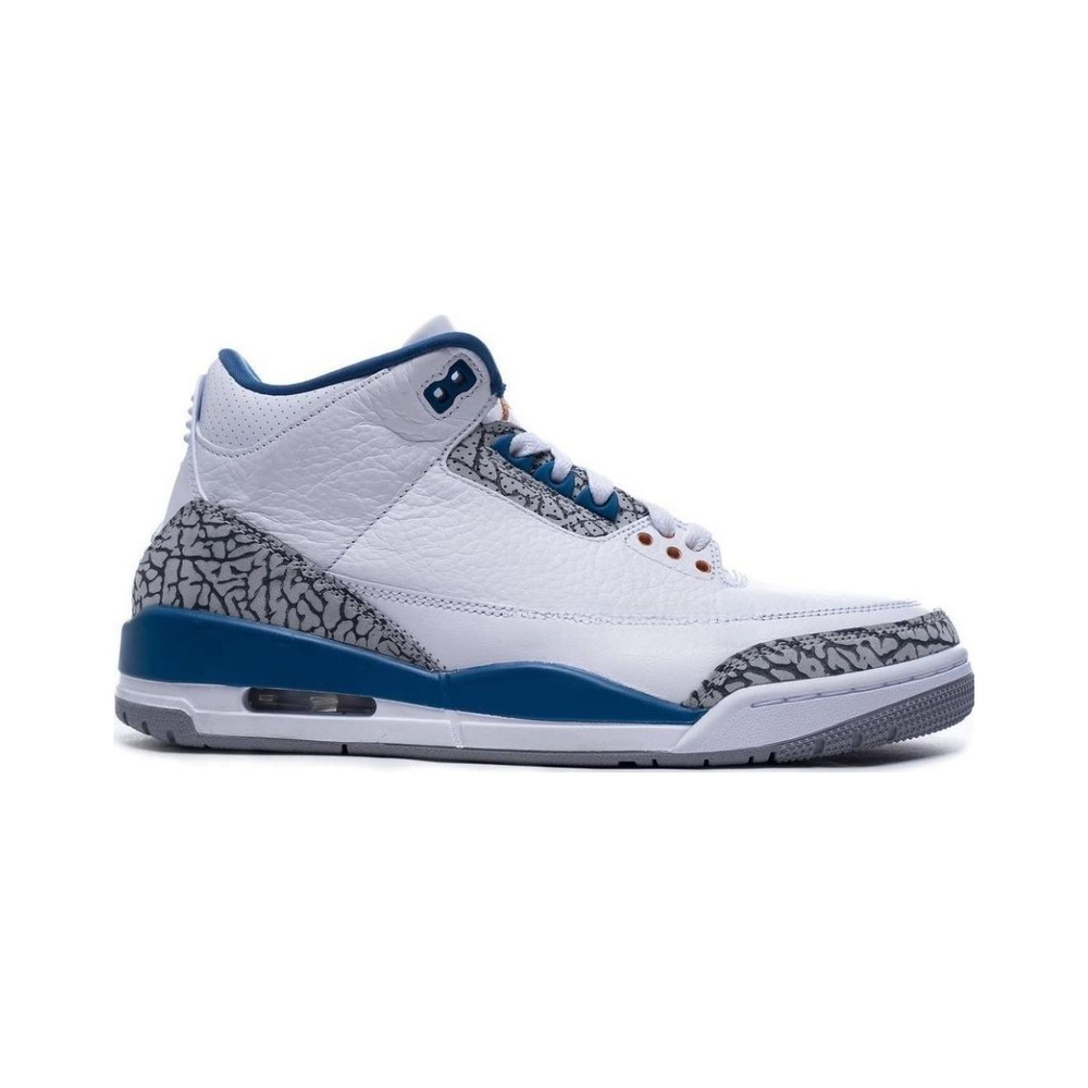 Air Jordan 3 'White / Ice Blue' Мужские