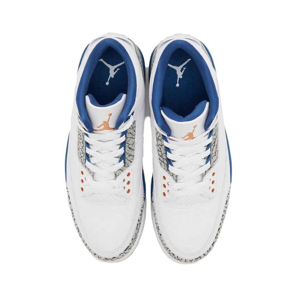 Air Jordan 3 'White / Ice Blue' Мужские