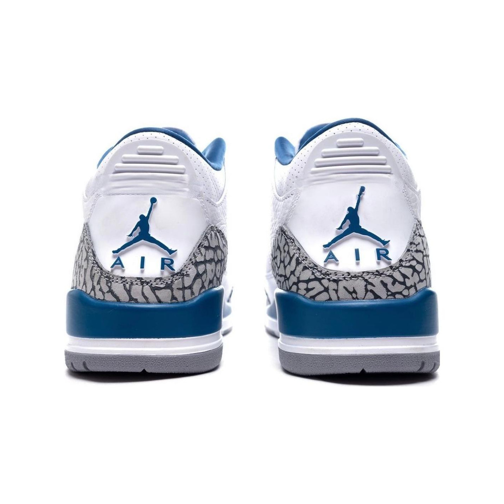 Air Jordan 3 'White / Ice Blue' Мужские