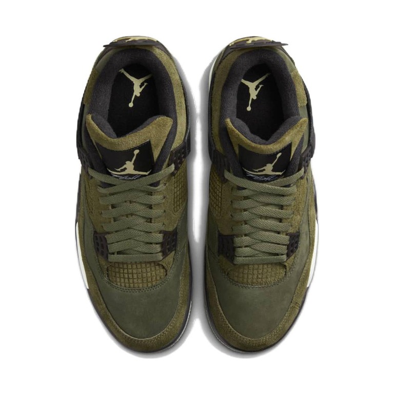 Air Jordan 4 'Sail / White / Metallic Gold / Linen' Мужские