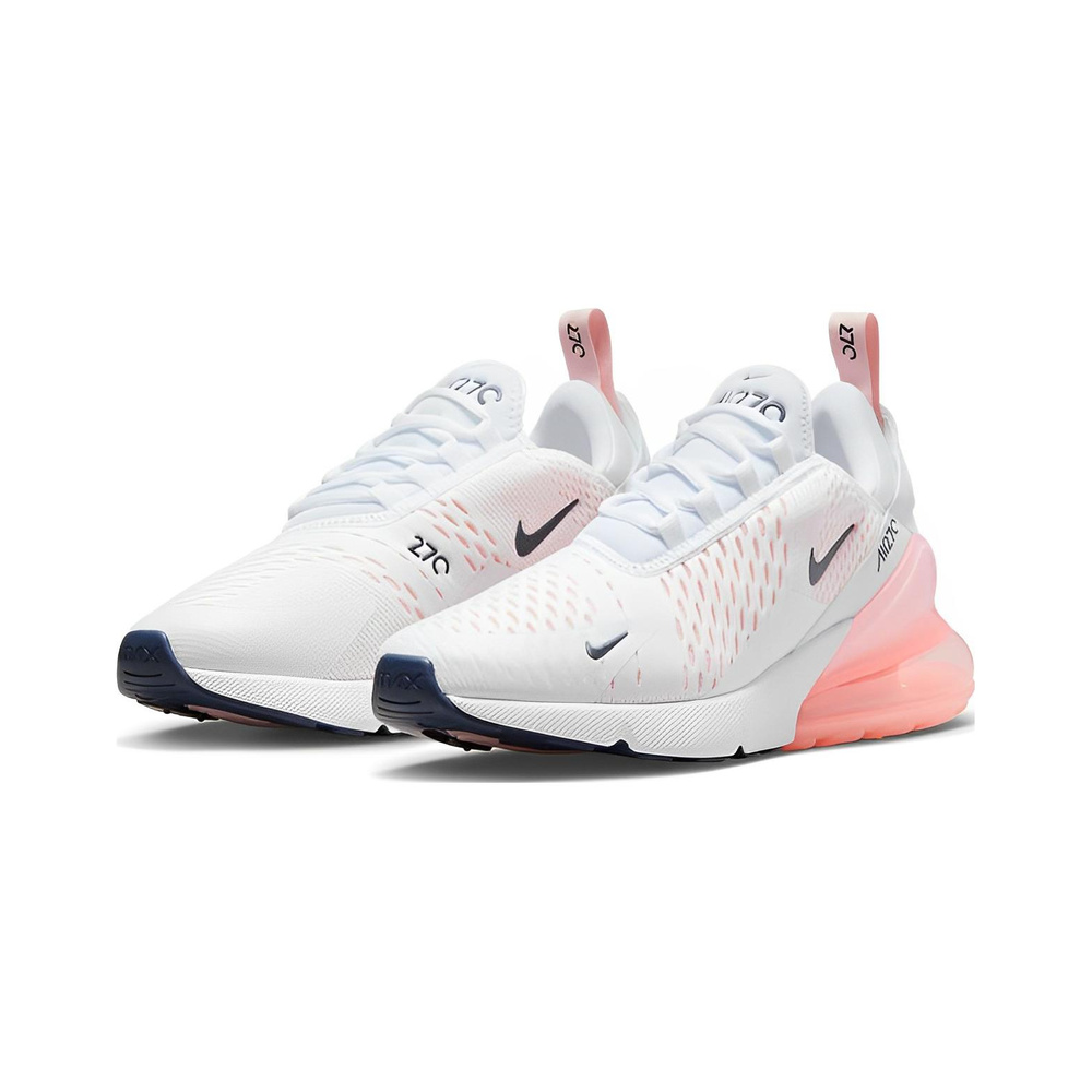 Nike Air Max 270 'White / Metallic Silver / White' Женские