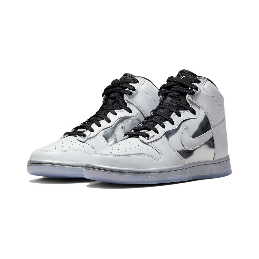 Nike Dunk High 'Black / White / Wolf Grey' Женские