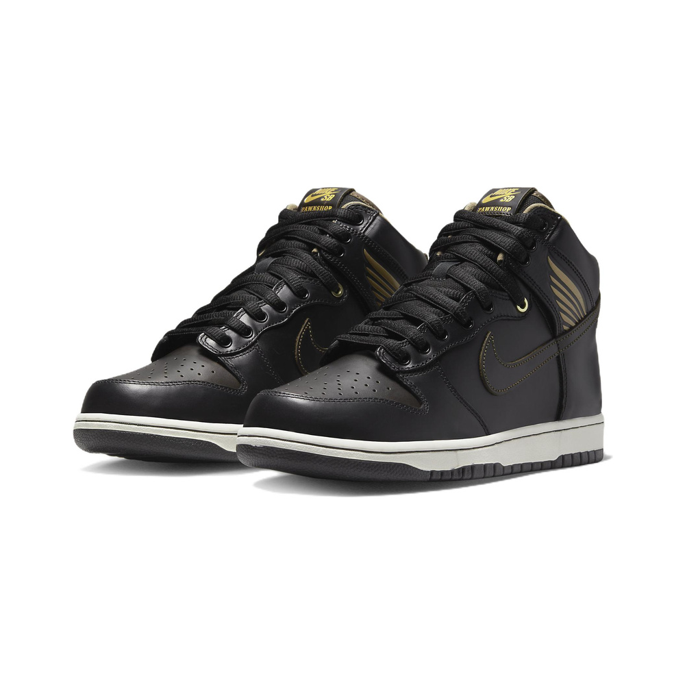 Nike Dunk High 'Light Smoke Grey / Photon Dust / Hyper Crimson / Chrome' Мужские