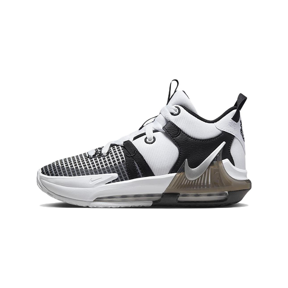 White / Black / Metallic Silver