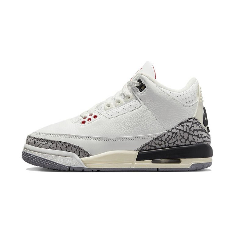 Air Jordan 3 'White / Sail / Phantom / Metallic Silver' Унисекс