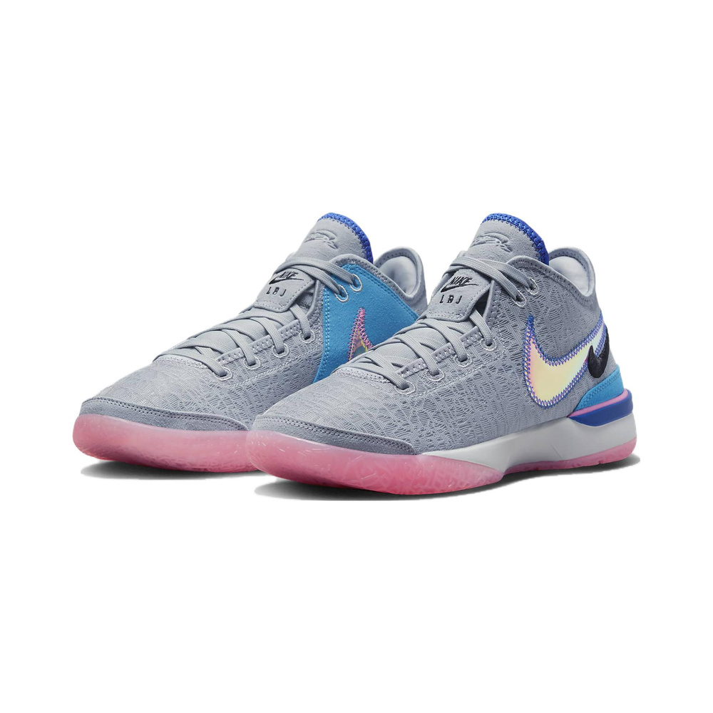 Nike LeBron NXXT Gen 'Wolf Grey / Hyper Royal / Blue Lightning / Pink Spell' Мужские