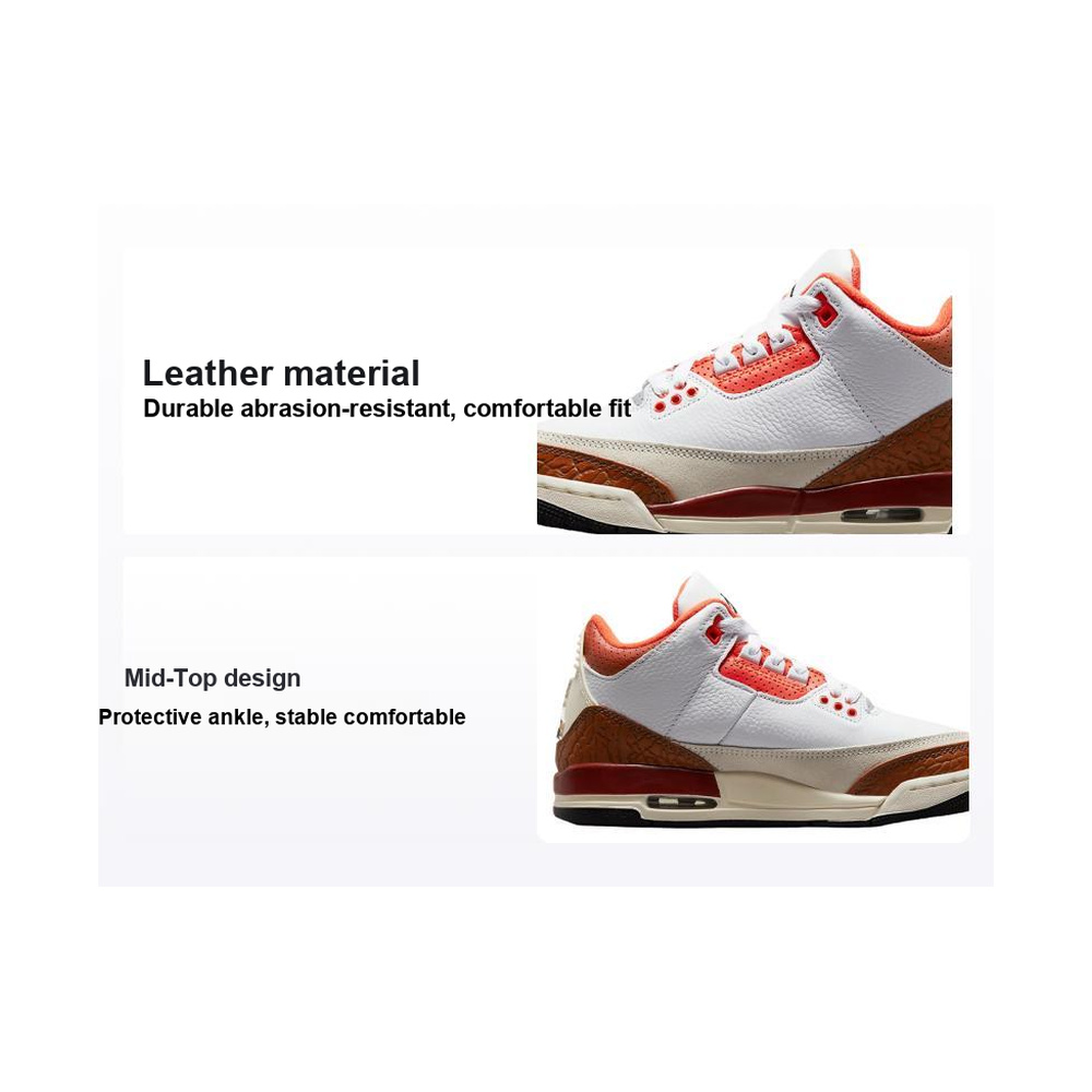 Air Jordan 3 'White / Platinum Tint / White' Мужские