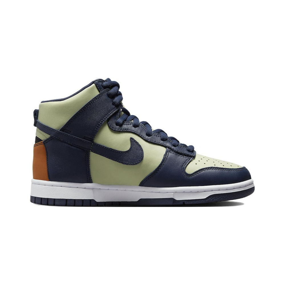 Nike Dunk High 'Sail / Metallic Gold / Fauna Brown' Женские