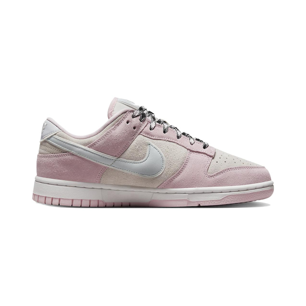 Nike Dunk Low 'Metallic Silver / Sail / Black / Metallic Silver' Женские
