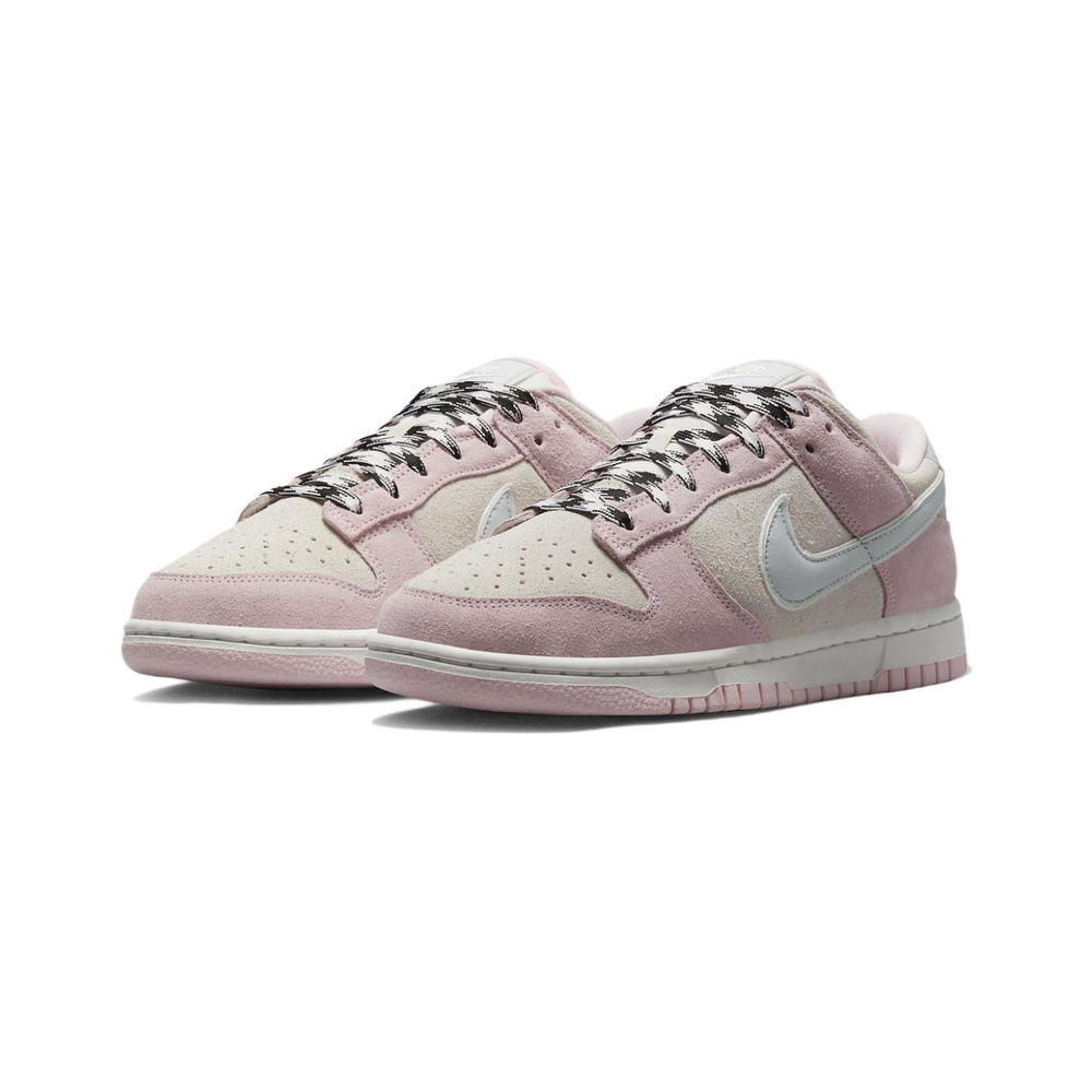 Nike Dunk Low 'Metallic Silver / Sail / Black / Metallic Silver' Женские