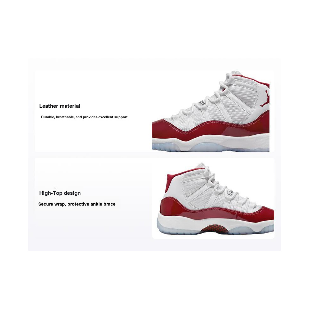 Air Jordan 11 'White / Light Smoke Grey' Унисекс