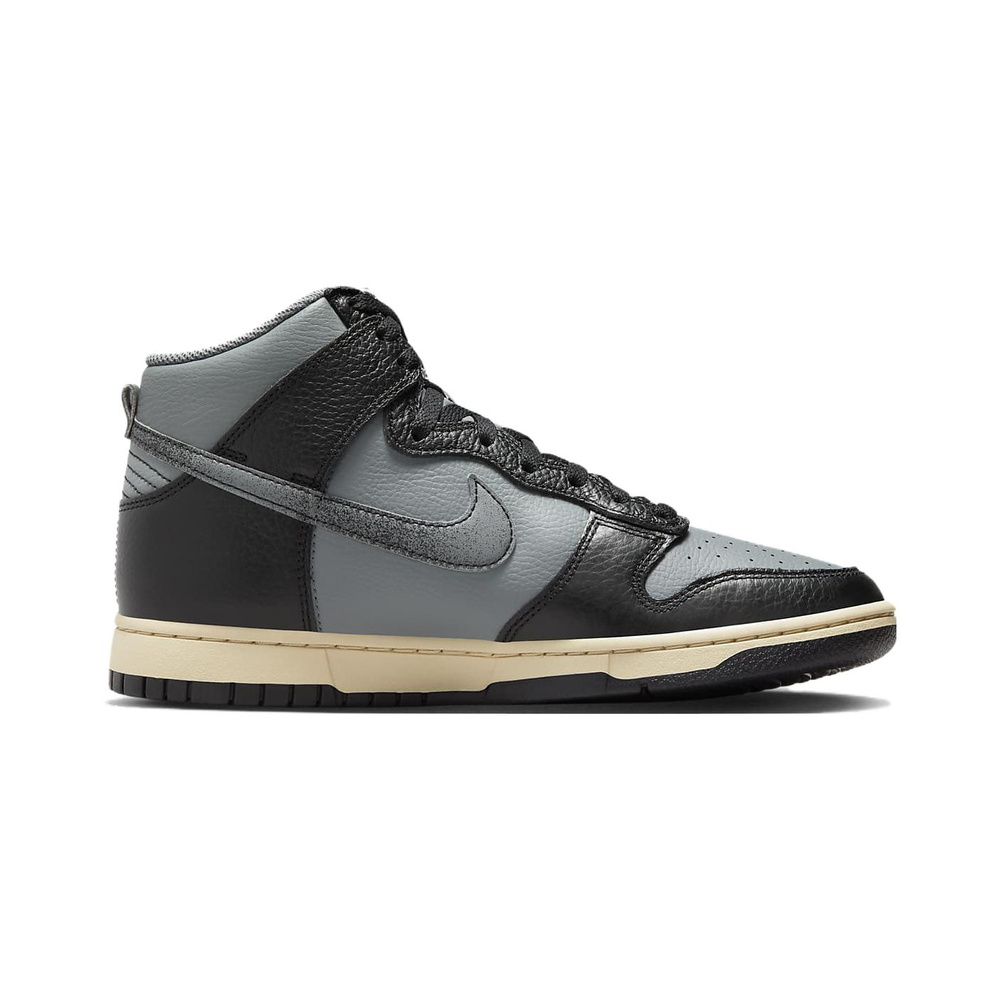 Nike Dunk High 'Black / Hyper Crimson / White / Chrome' Мужские