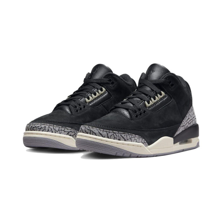 Air Jordan 3 'Black / Seaweed / Light Lemon Twist / Black' Женские