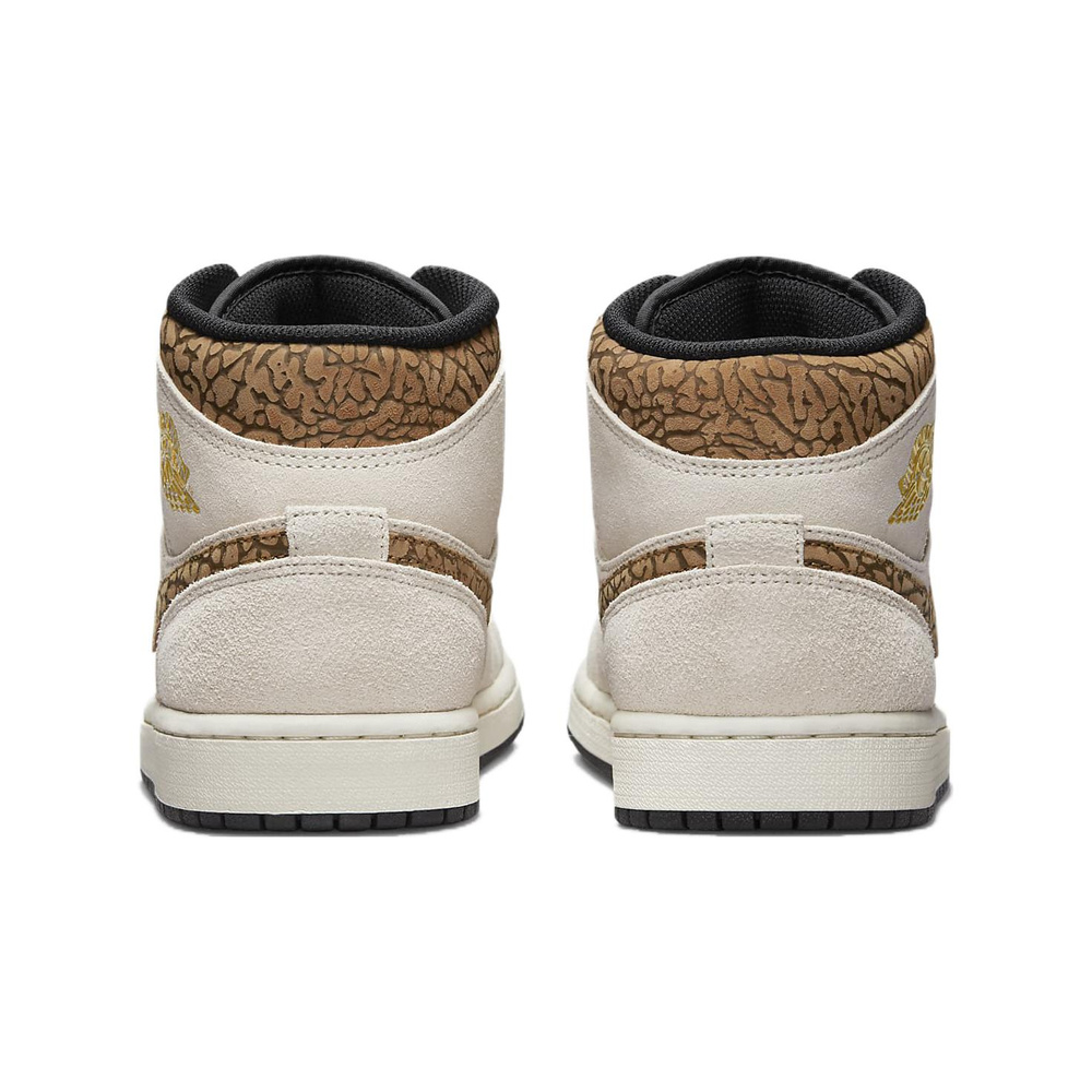 Air Jordan 1 Mid 'Neutral Olive / Sail / Neutral Olive' Мужские
